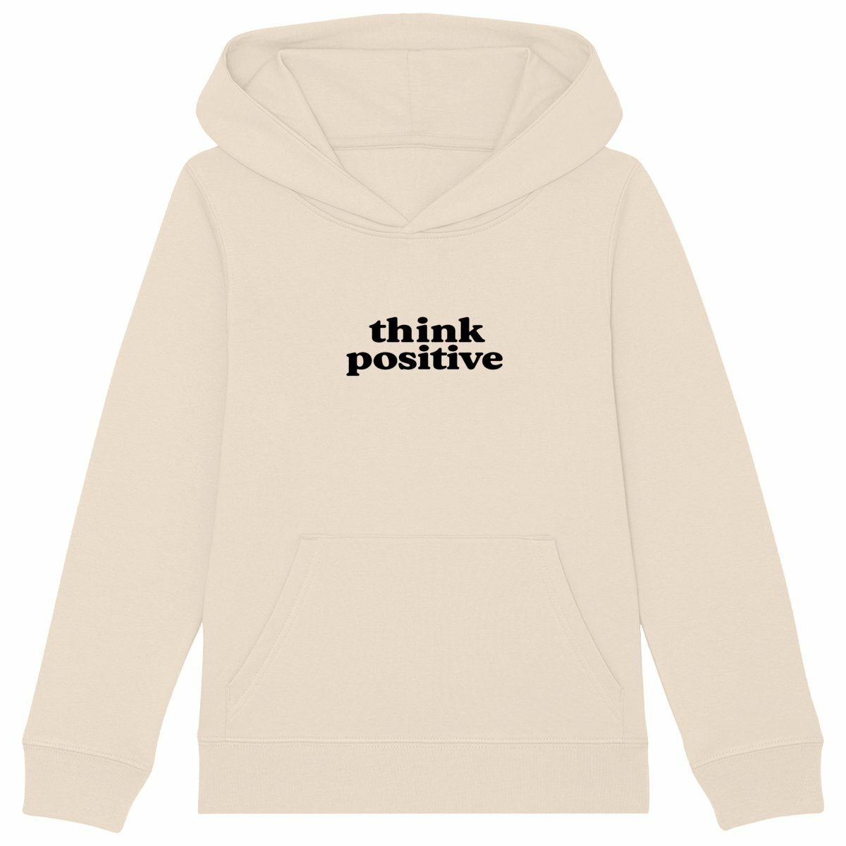 Think Positive - Be Positive - front_ivory
