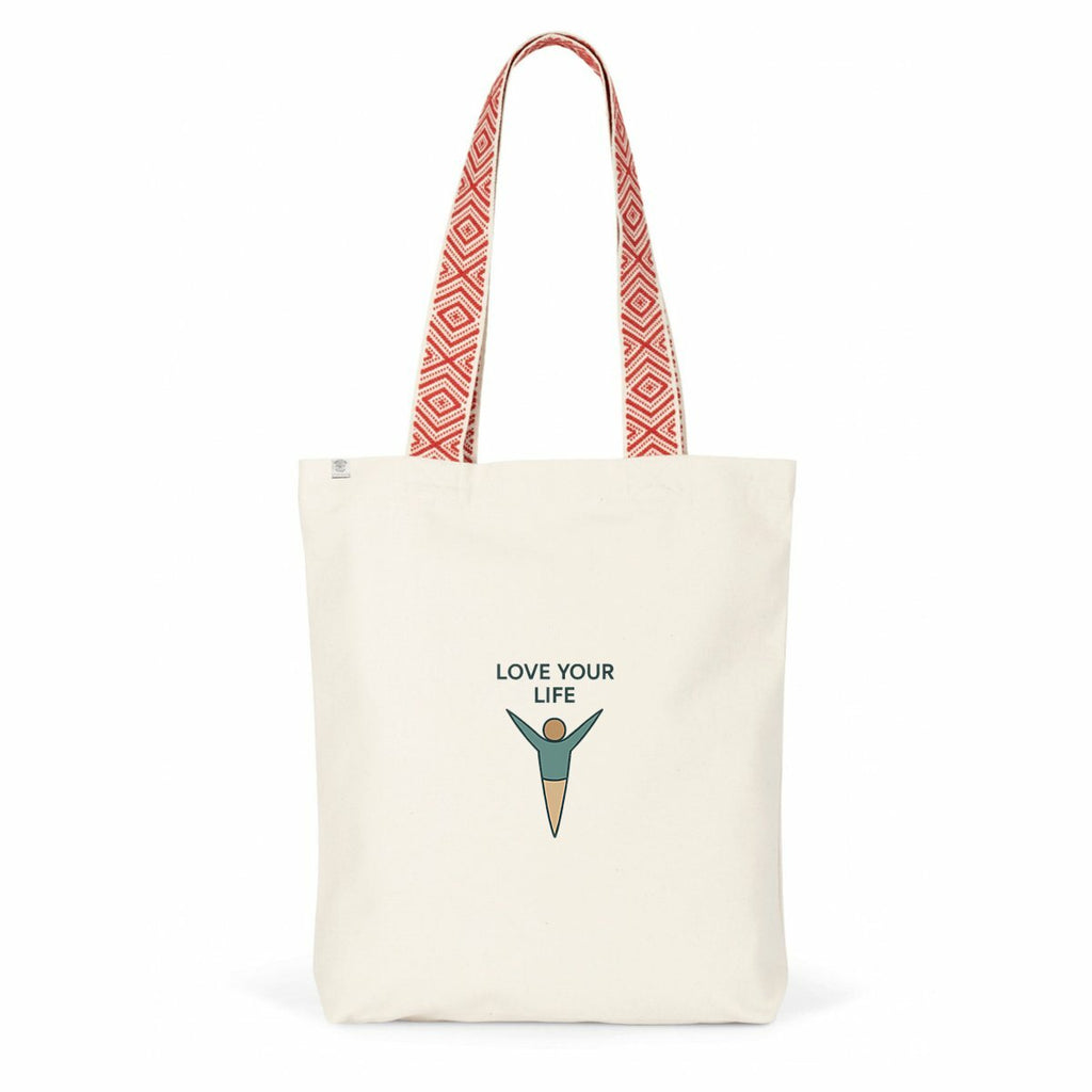 Love your life - carry positivity wherever you go  - front_1