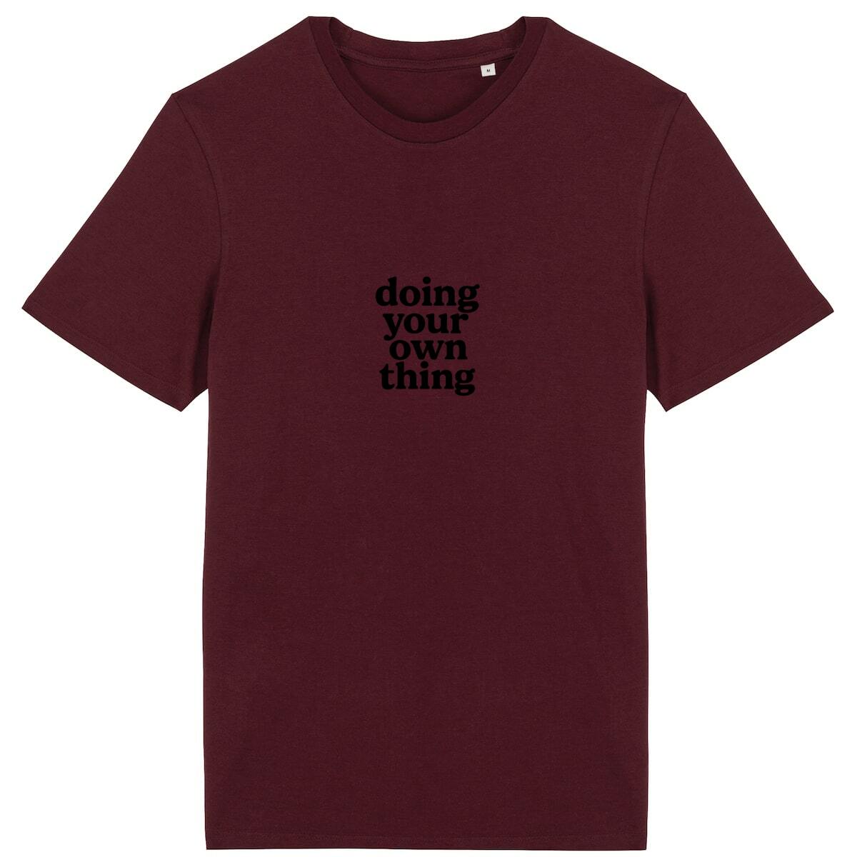 Doing Your Own Thing  - front_burgundy