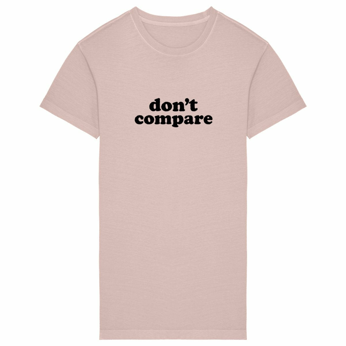 Don't Compare - you are amazing as you are  - front_washedpetalrose