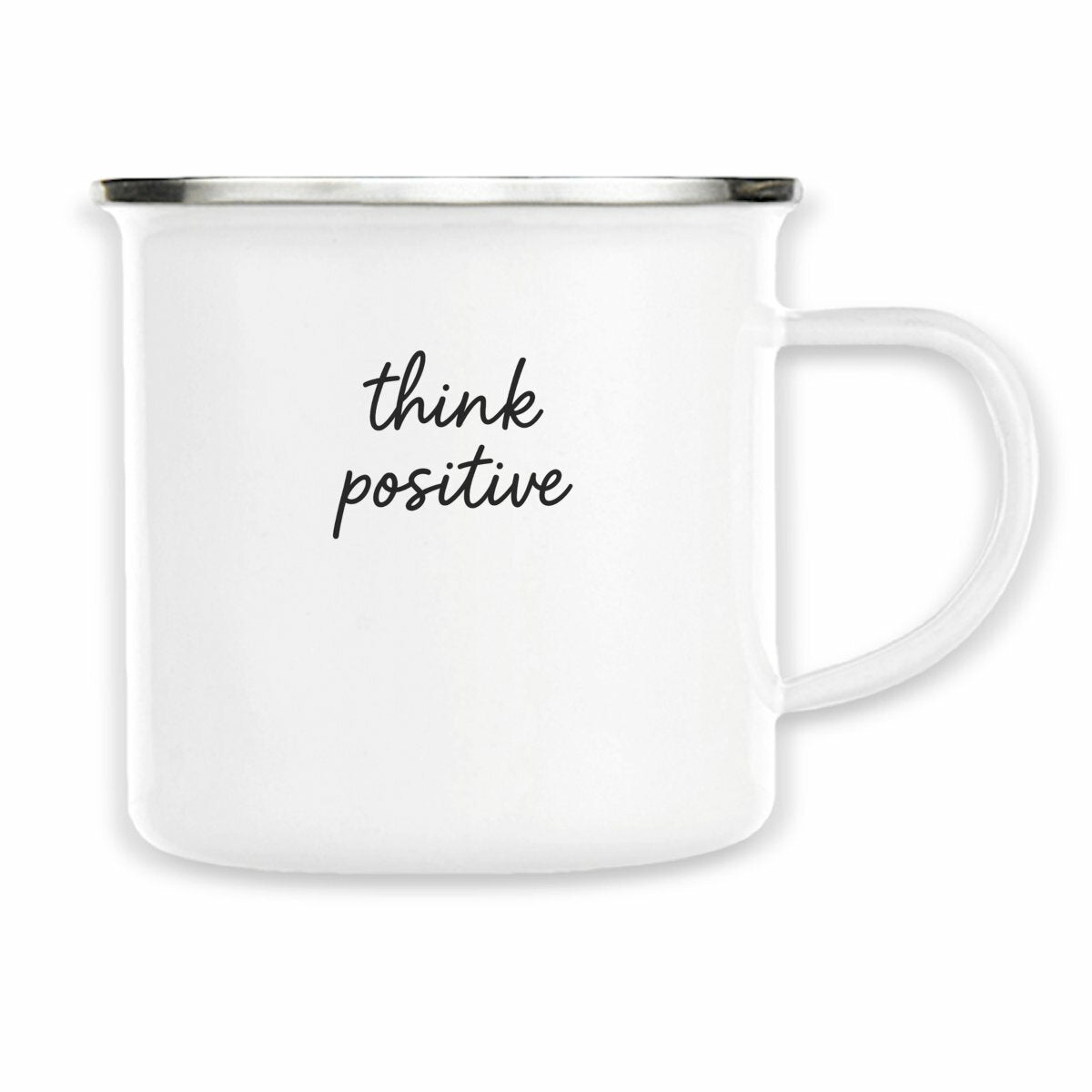 Think Positive Mug - front_white